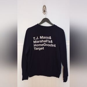 Navy Blue Errands Sweatshirt Size Small EUC